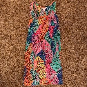 Lilly Pulitzer ‘Electric Feel’ Silk Shift Dress XS
